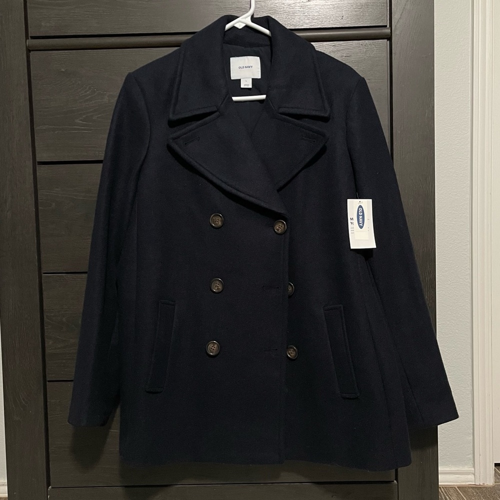 Old Navy Coat Navy Blue Jacket NWT L